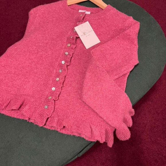 Willow and Wind EST. 2016 Pink Button-Up Sweater - Picture 1 of 6
